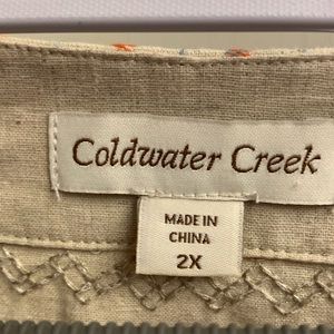 Coldwater Creek Top 2X
